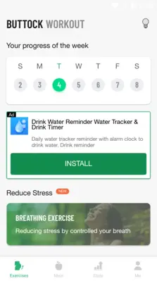 30 Days Buttocks Workout android App screenshot 0
