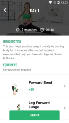 30 Days Buttocks Workout android App screenshot 6